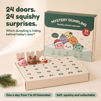 The Squishy Advent Calendar — 24 Surprises, One Behind Every Door
