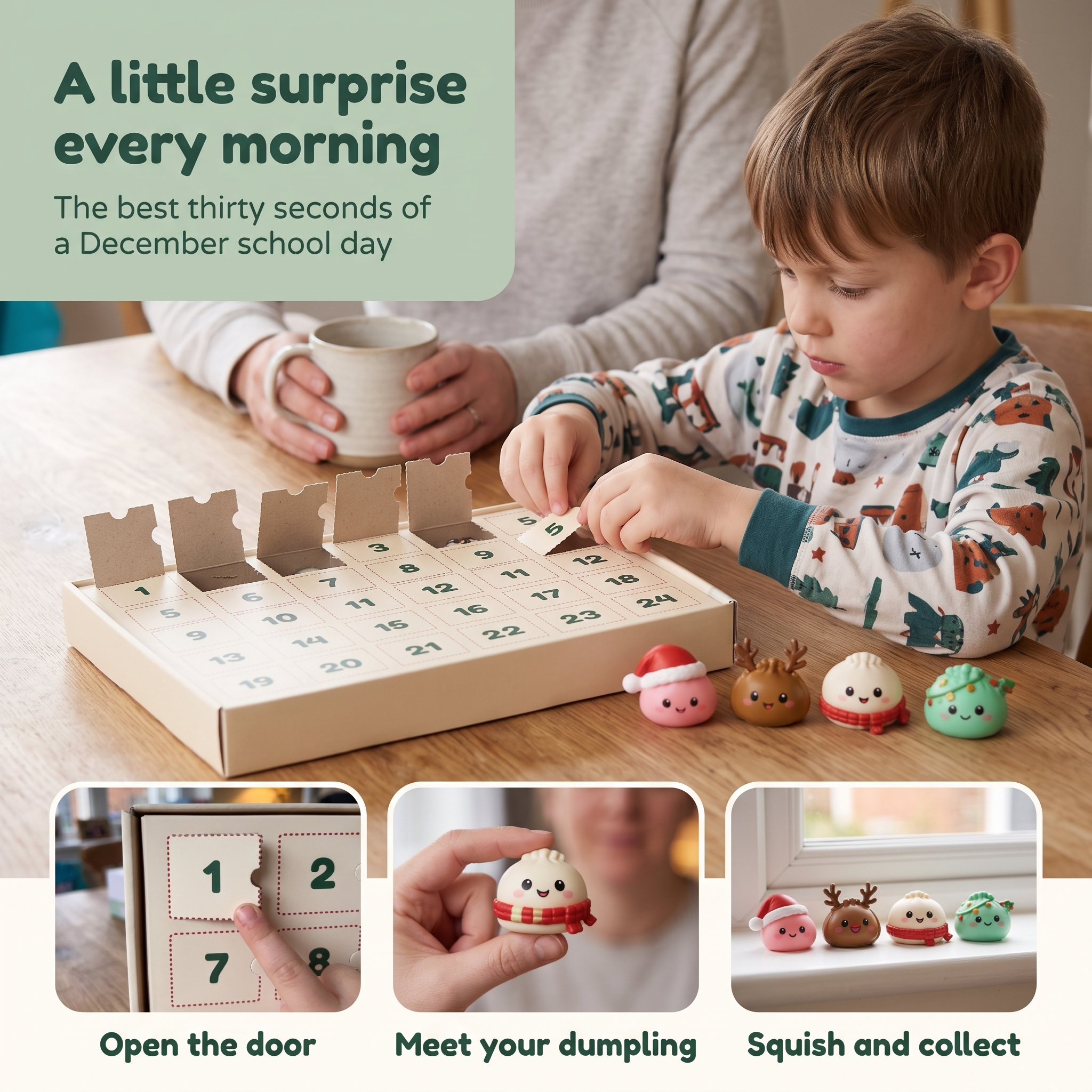 The Squishy Advent Calendar — 24 Surprises, One Behind Every Door