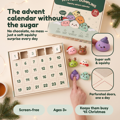 The Squishy Advent Calendar — 24 Surprises, One Behind Every Door