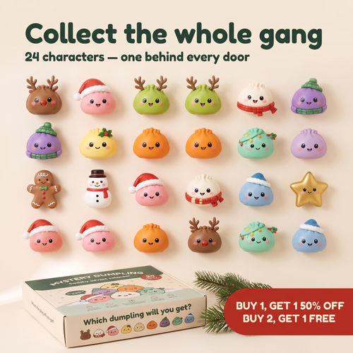 The Squishy Advent Calendar — 24 Surprises, One Behind Every Door